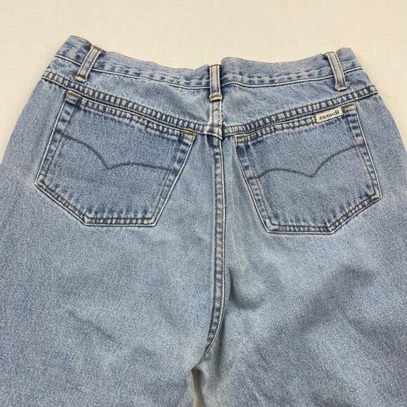 VTG Y2K Zana Di Embroidered Low Rise Flared Jeans size 11/12 Wide Leg - Picture 6 of 12